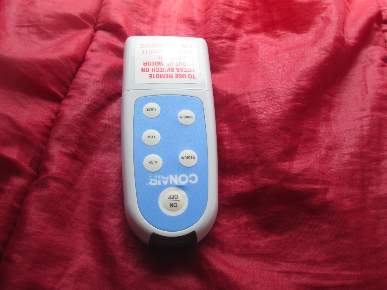 Conair Body Benefits Deluxe Edition Thermal Spa Bath Mat + Remote Blue MBTS4S