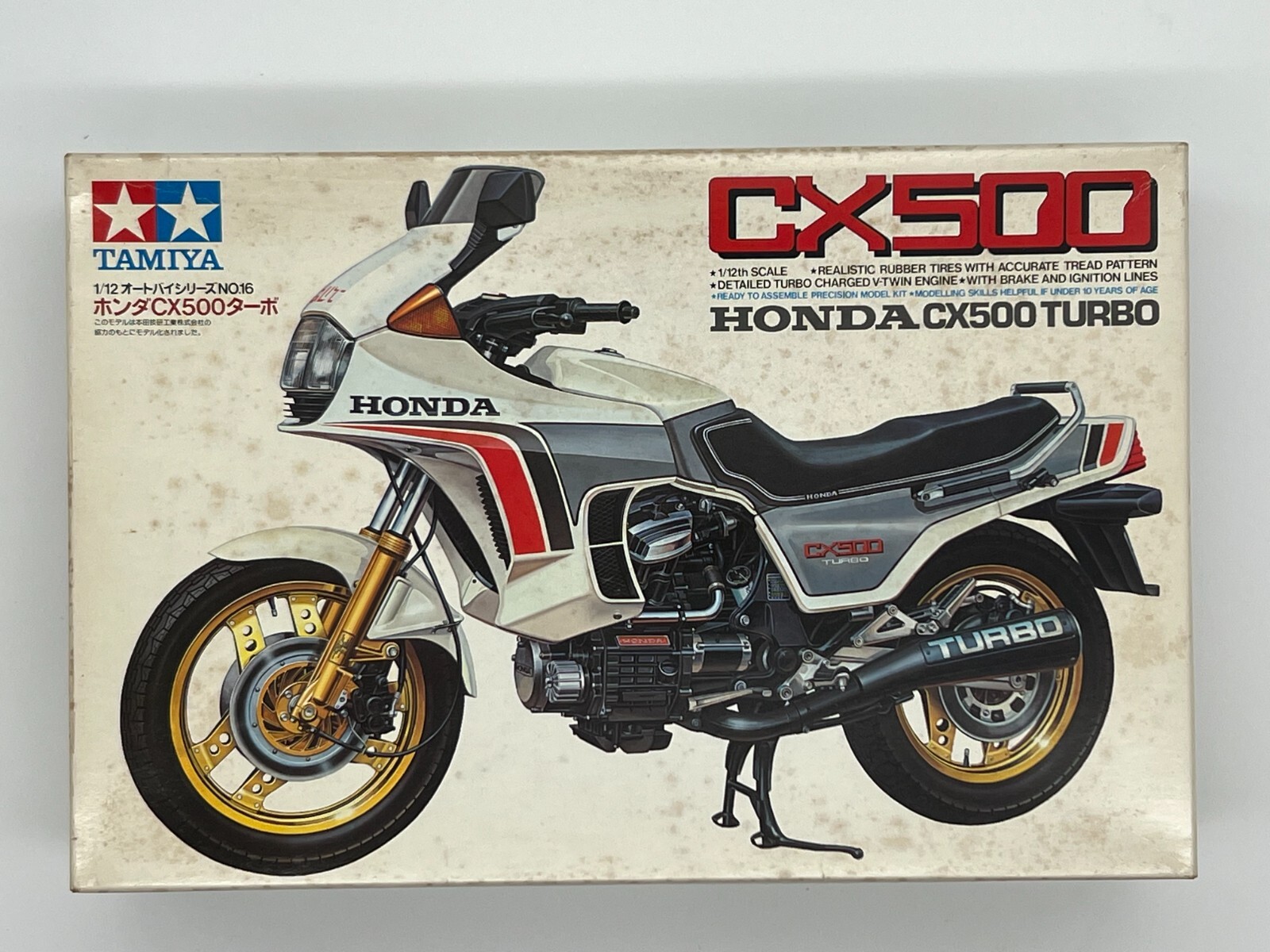 TAMIYA HONDA CX500TURBO 1/12.with Cartograf Decals Item14016