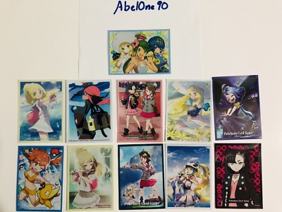 Listing 1 of 2 Sets Pokémon Lillie Misty Skyla Marnie Acerola Official Sleeves!