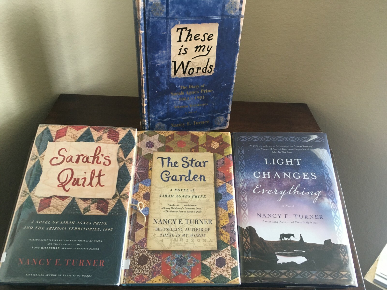 THESE IS MY WORDS Trilogy #1 - #4, Nancy E. Turner, all SIGNED 1st 