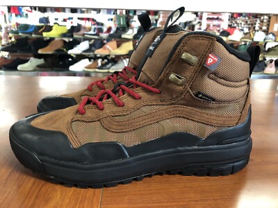 Men's Vans UltraRange Exo Hi MTE Gore-Tex Dachshund Brown Shoes Boots.