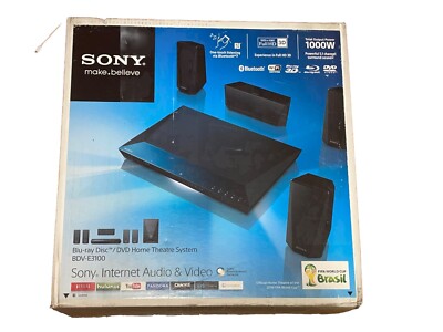 Sony BDV-E3100 Blu-ray Disc DVD 5.1 Channel 3D Home Theater System Brand New
