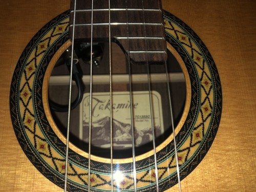 Takamine TC135SC Classical Acoustic Electric Guitar in Natural Gloss Finish