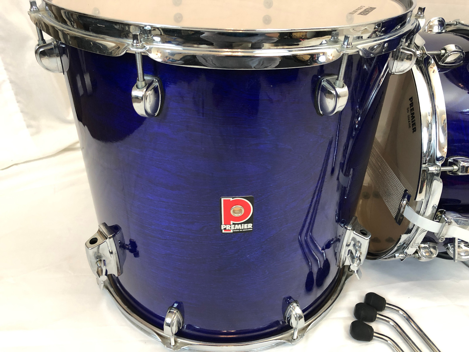 Premier XPK 5-Piece Drum Set in SL Sapphire Lacquer '97, 22