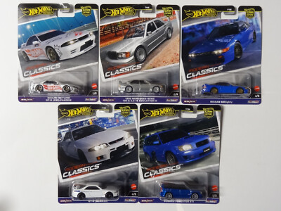HOT WHEELS PREMIUM - CAR CULTURE - MODERN CLASSICS - 5 CAR SET 2024 CASE E