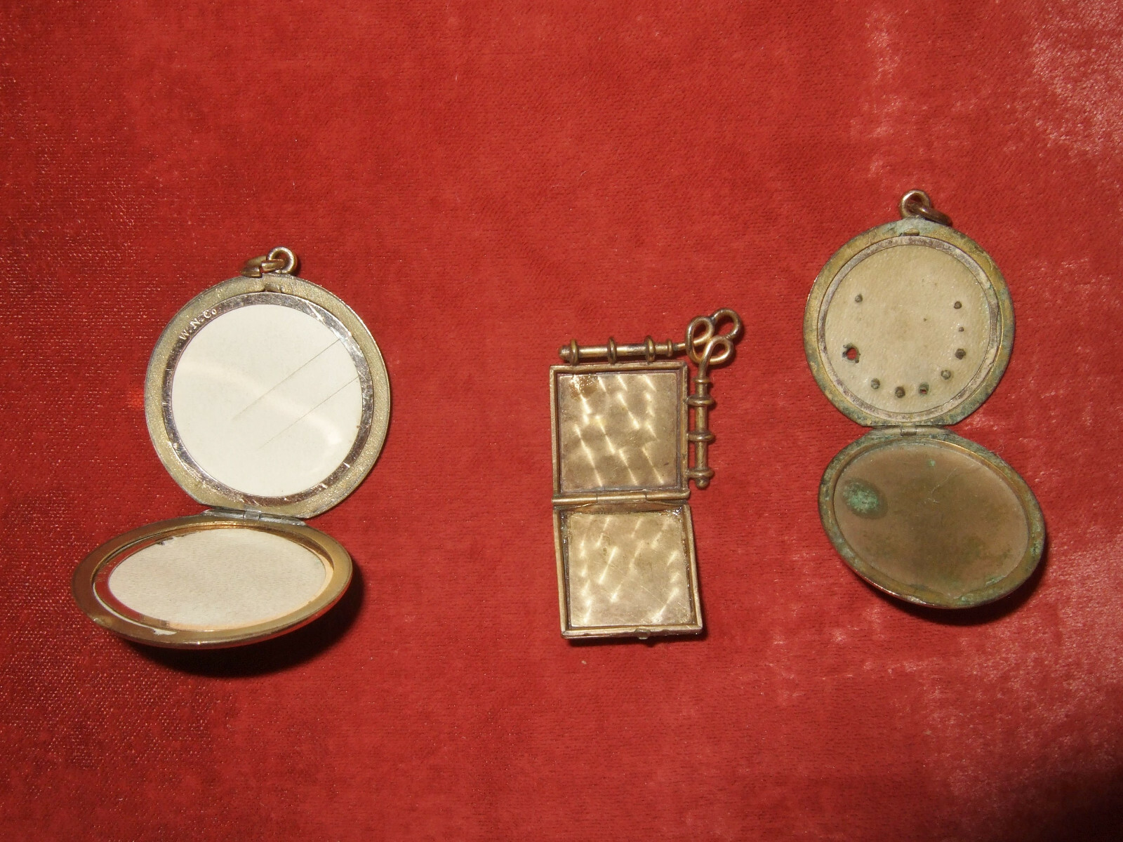 Victorian Noveau Gold Fill Watch Chains Fobs Parts  Wear /  Repair Lot