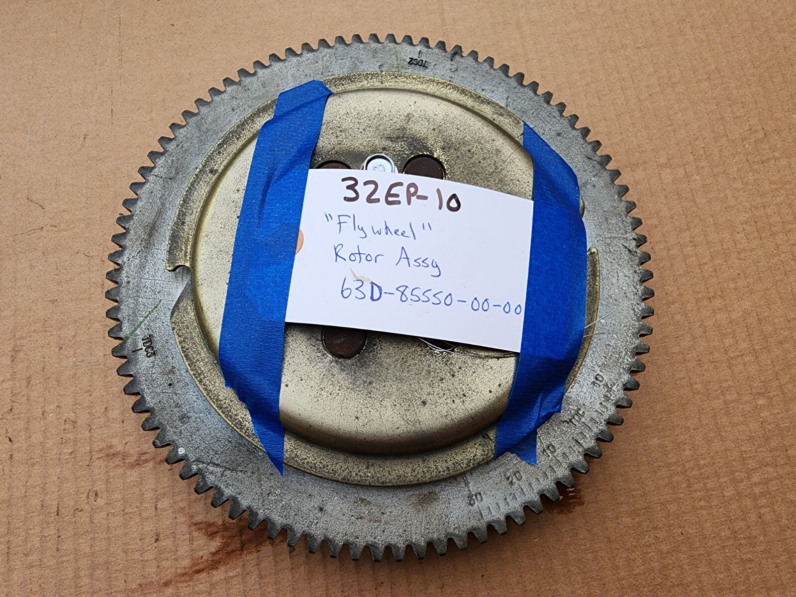 YAMAHA FLYWHEEL, ROTOR ASSY, 63D-85550-00-00, 2007 50 HP TWO YAMAHA FLYWHEEL, ROTOR ASSY, 63D-85550-00-00, 2007 50 HP TWO