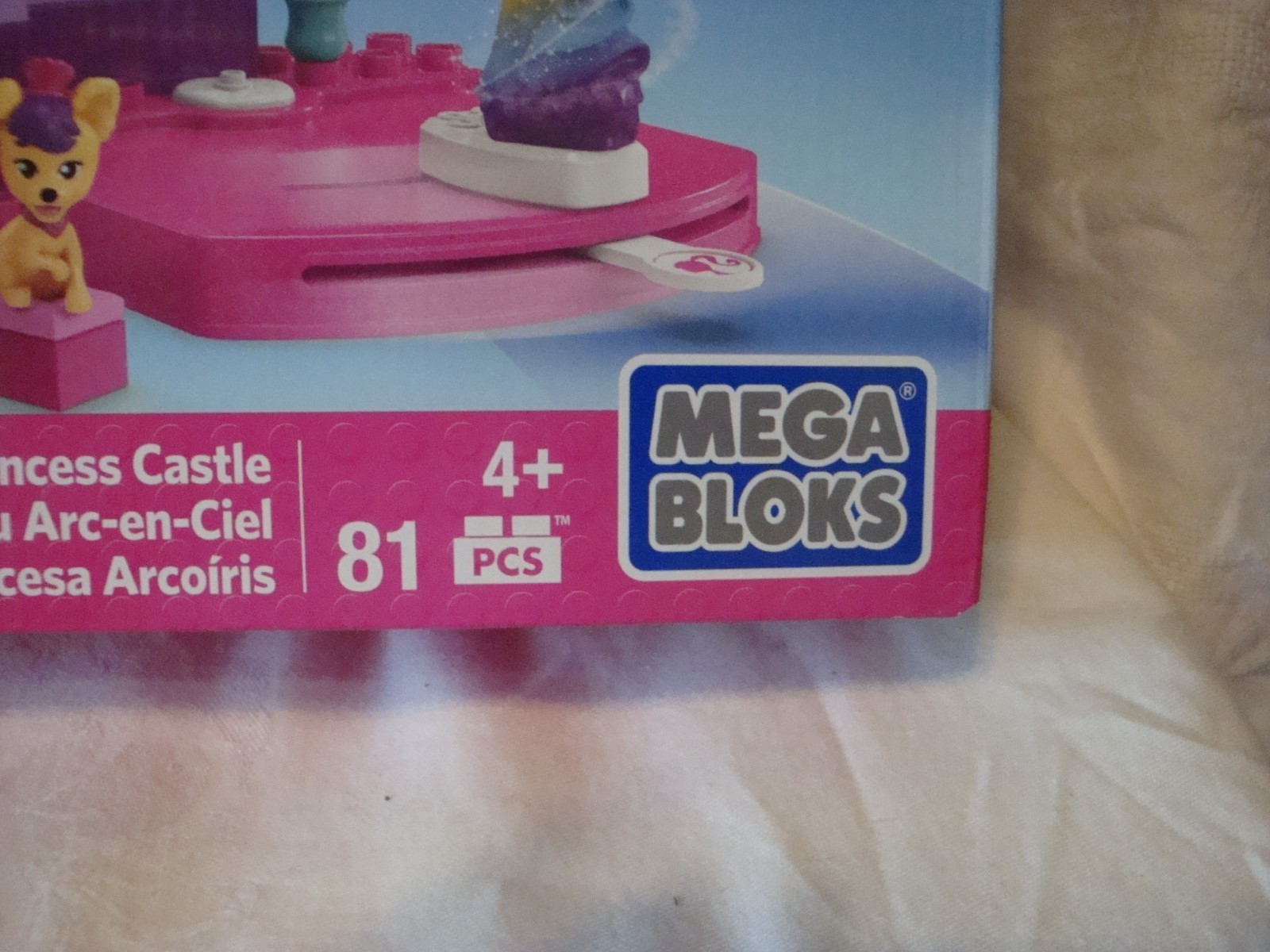 Barbie Rainbow Princess Castle Mega Bloks NEW