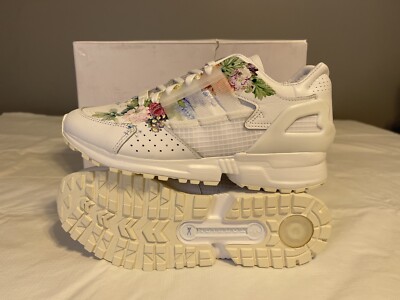 Adidas Meissen x ZX 10,000 A-ZX Series - Floral Porcelain Size 8 White FZ4888