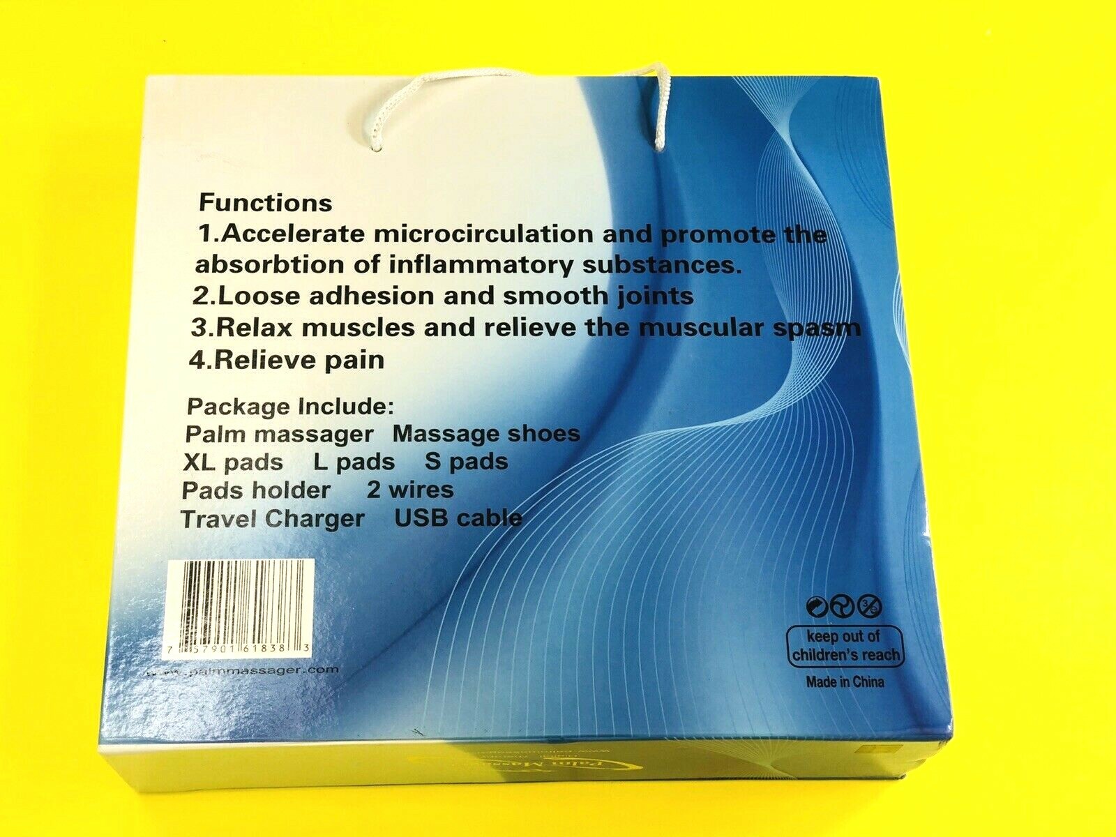 Palm Massager 1 Digital Therapy Back Muscle Joint Pain Relief foot massage New