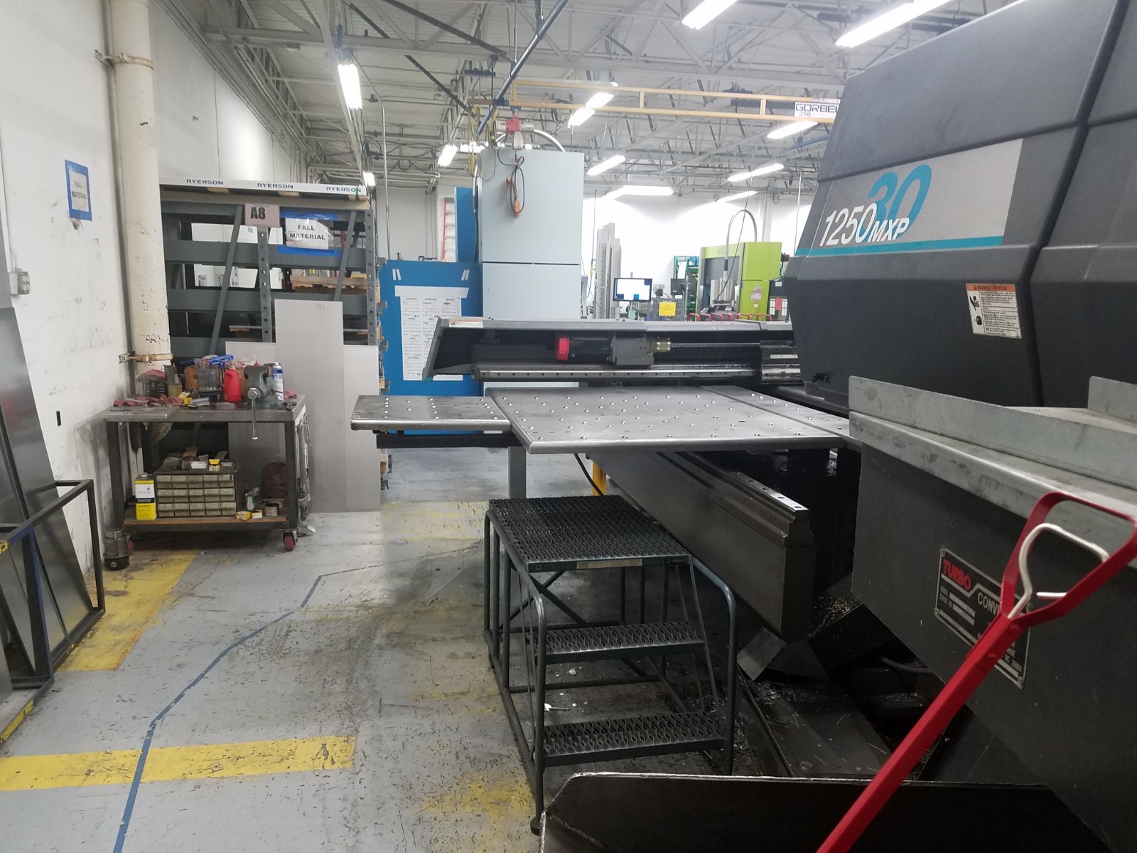 33 Ton Strippit 1250 MXP/30 CNC Turret Punch