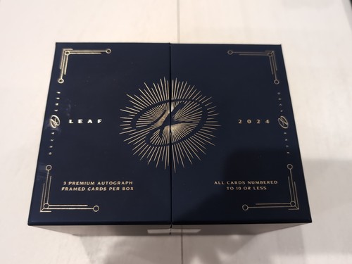 10枚限定 ジダン 直筆サイン 2024 Leaf Decadence auto 2024 Leaf Decadence Presentation Box (Empty) | eBay