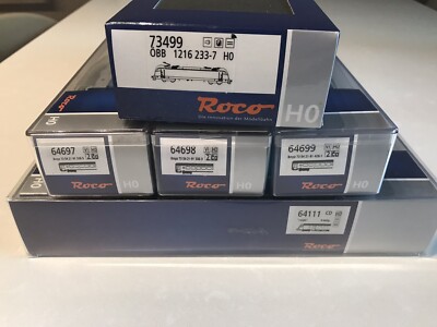 CD RAILJET 64111 64697 64698 64699 ALL DCC FIRST SERIES HO RARE