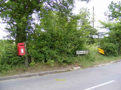 Photo 6x4 Debenham Road & Tollgate Cottage Postbox East End On Debenham R c2011