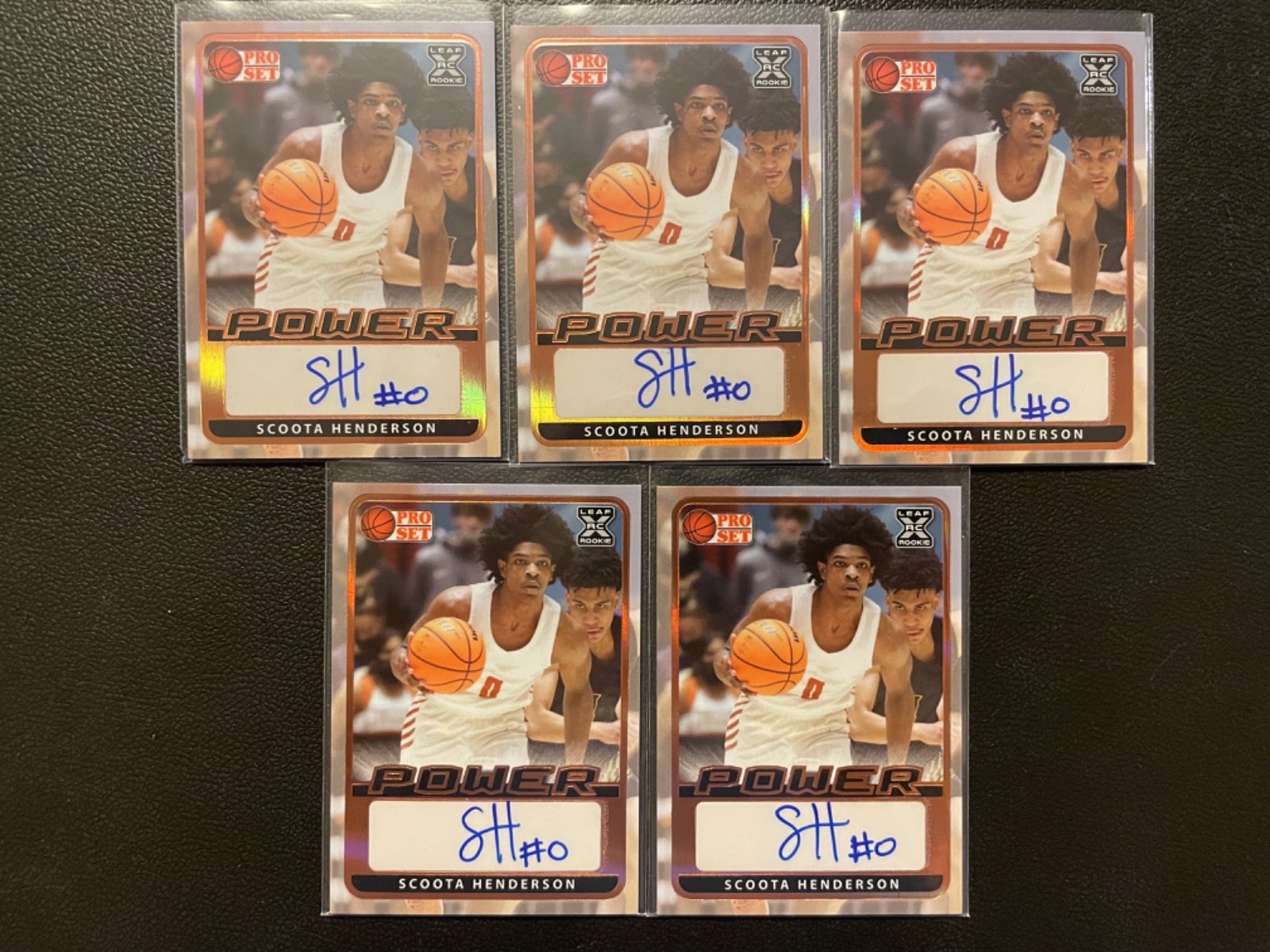 2022 Pro Set Power Bronze XRC Scoota Henderson Autograph RC Rookie Lot Of 5 #10