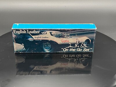 HTF RARE-NHRA DRAG RACING-On The Go English Leather Set-TOM MCEWEN-