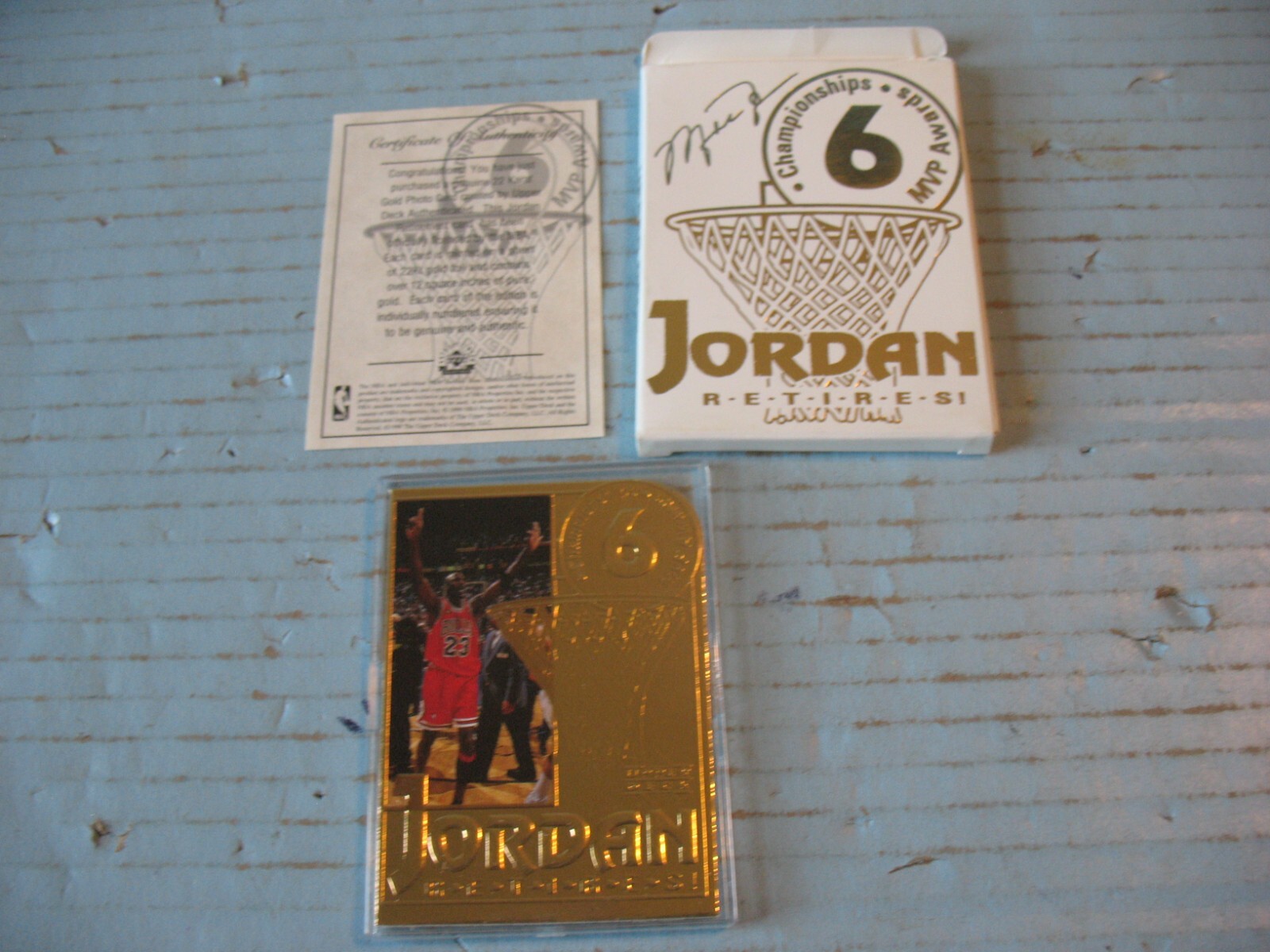 レア90S UPPERDECK JORDAN RETIREMENT CARD MICHAEL JORDAN UPPER DECK RETIREMENT SET 1999 88-89 CARD # 5
