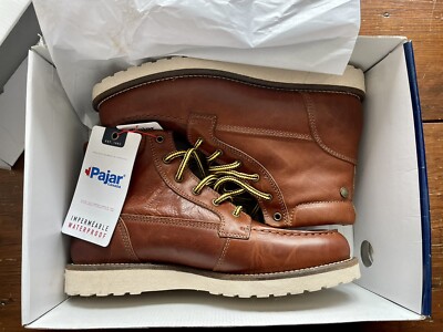 Pajar mens waterproof logger boot Cognac Size 41  (US 8-8.5)