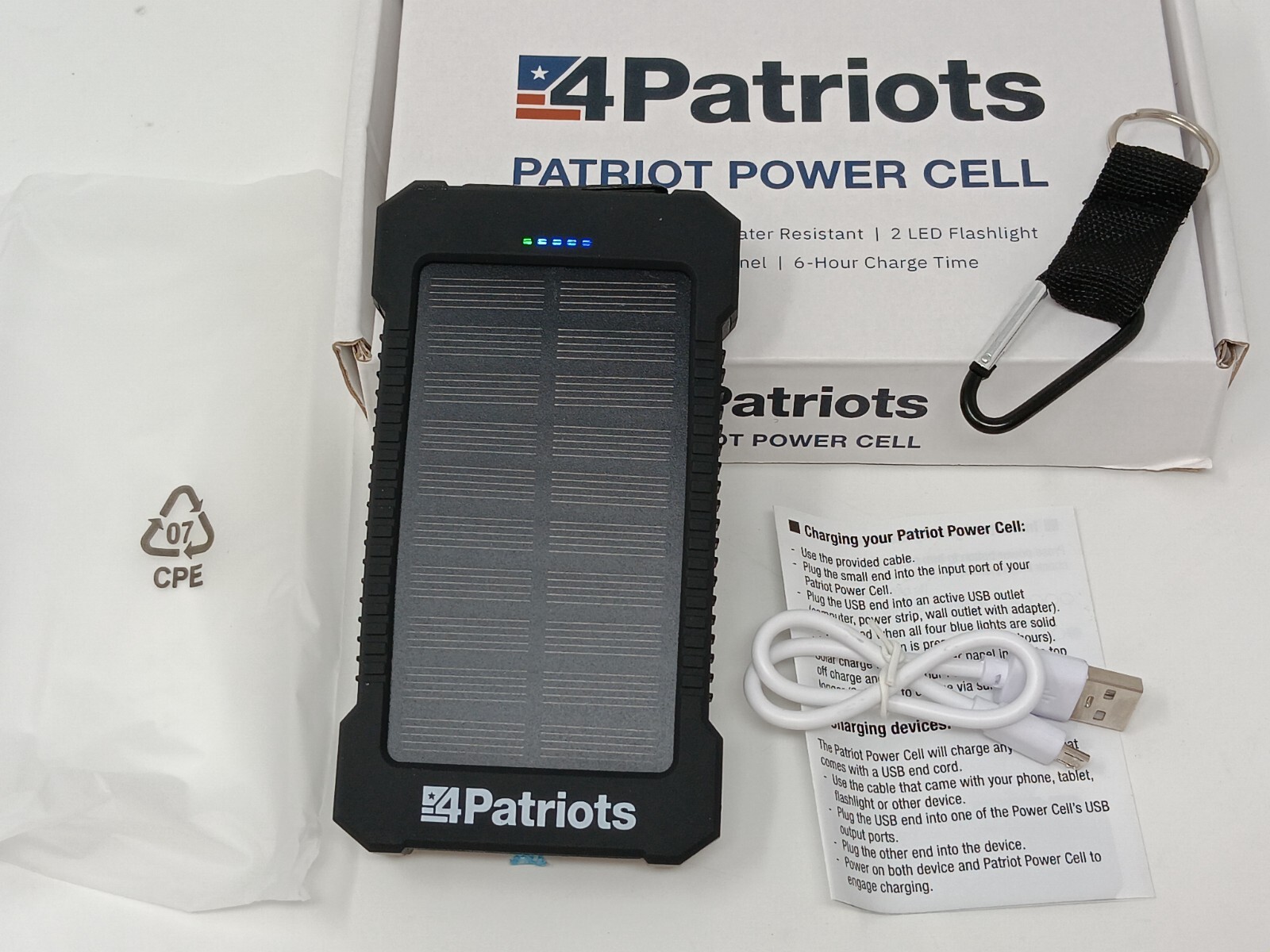 patriot portable solar charger