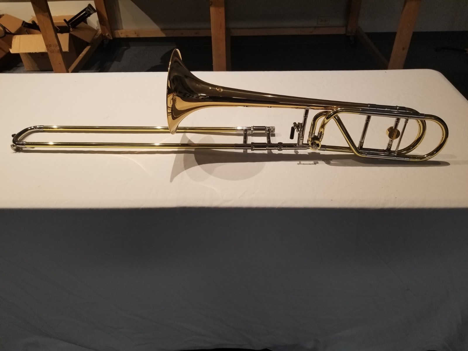XO F attachment professional Tenor trombone 1236RL-O Demo Horn MINT CONDITION