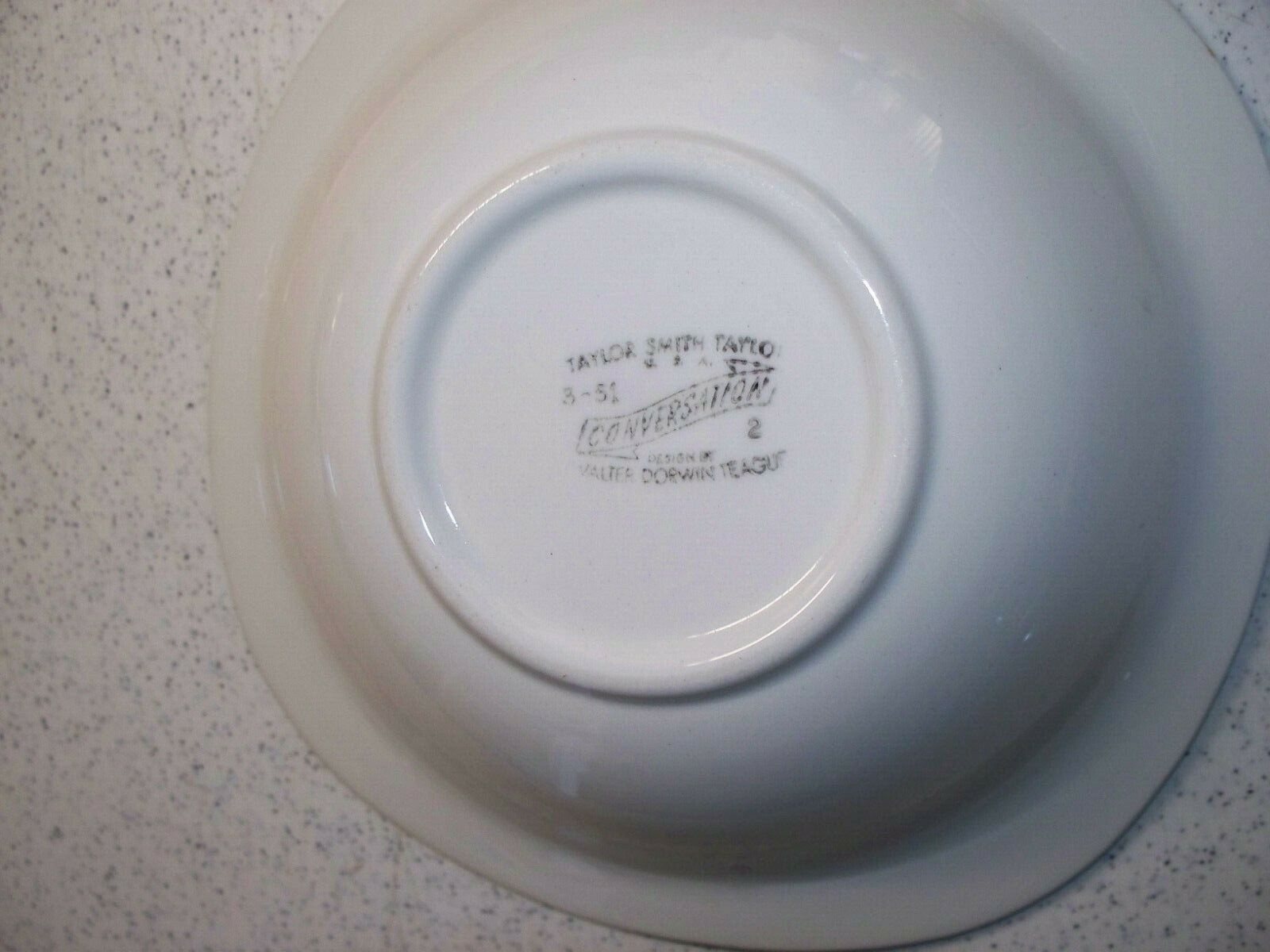 Taylor Smith & Taylor CONVERSATION Day Lily Design Mid Century 8 Soup Bowls