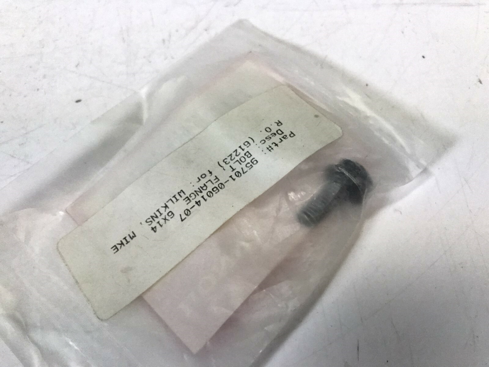 プレステ2 Genuine NOS Honda Flange Bolt Fender (6x14) 95701-0601407