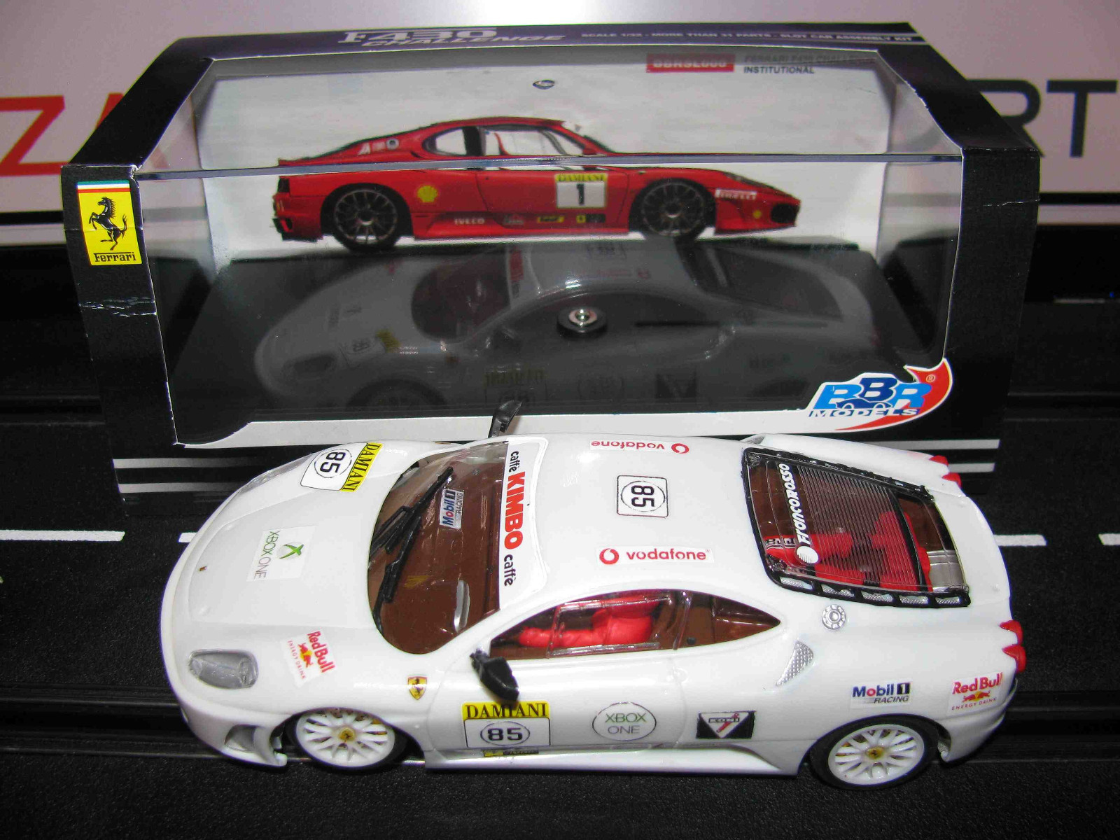 Ferrari F430 Challenge Slot Car #85 w/Custom Decal 1/32 Scale *SALE*