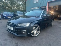 2015 Audi A3 Cabriolet 1.8 TFSI S line S Tronic Euro 6 (s/s) 2dr CONVERTIBLE Pet