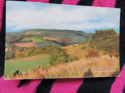 Vintage 1960s Cissbury South Downs Real Photo Postcard