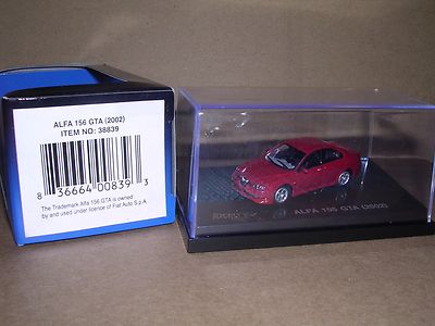RICKO 38839 2002 Alfa Romeo 156 GTA Red/Gray H.O.Scale 1/87