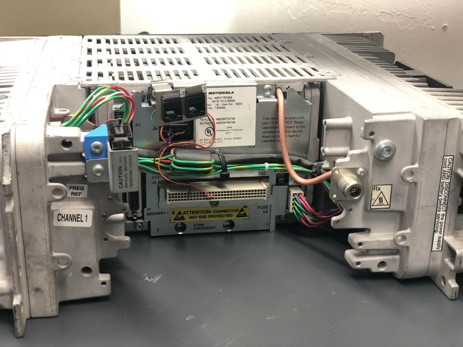 Motorola MTR2000 800Mhz T5544A Repeater 806-870Mhz 75 Watts
