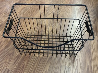 vintage metal bike basket