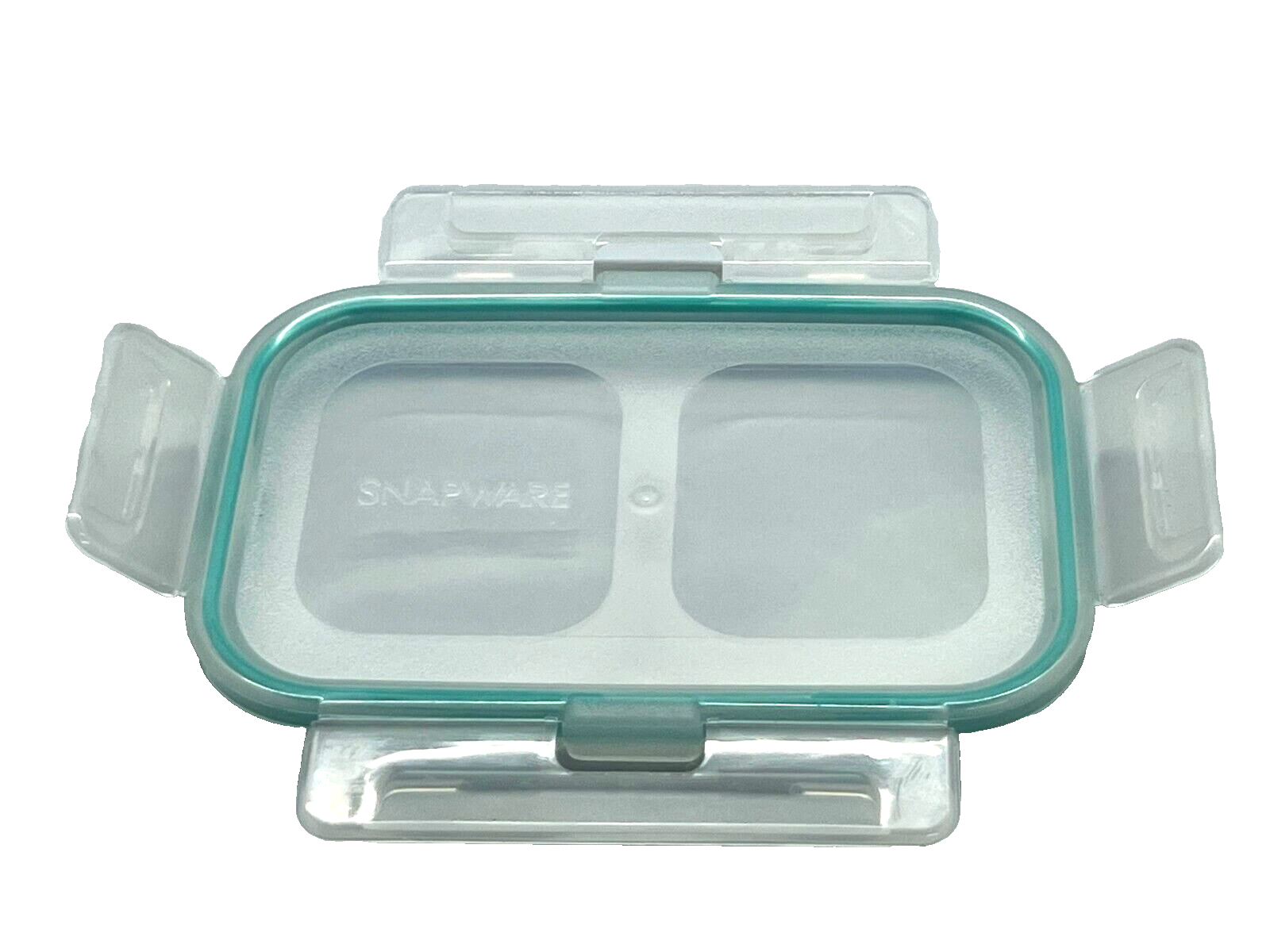 Snapware Airtight Replacement Lid 470mL 2 Cup 4x6" Transparent Blue, NEW