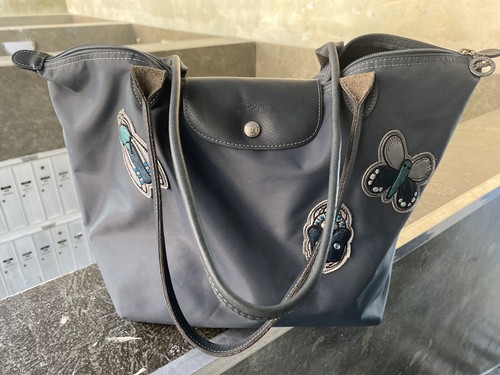 MONOTONE様‼️LONGCHAMP (made in FRANCE) Le Pliage Original M Tote bag Fawn - Recycled canvas