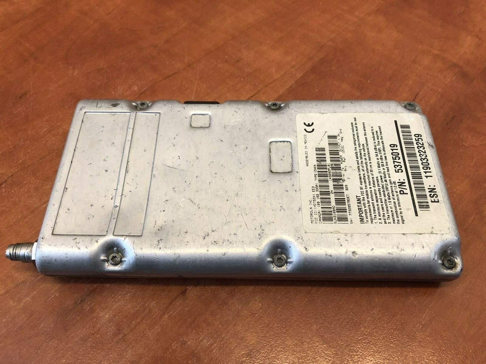 Motorola Tranceiver Antenna Transmiter zxka sun3109ad zn 143202pl01 ihdt5zx1 ee3 Motorola Tranceiver Antenna Transmiter zxka sun3109ad zn 143202pl01 ihdt5zx1 ee3