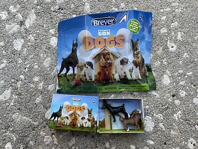 New Open Breyer Horse Miniature Pocket Dogs Blind Bags #1583 Doberman Puppy