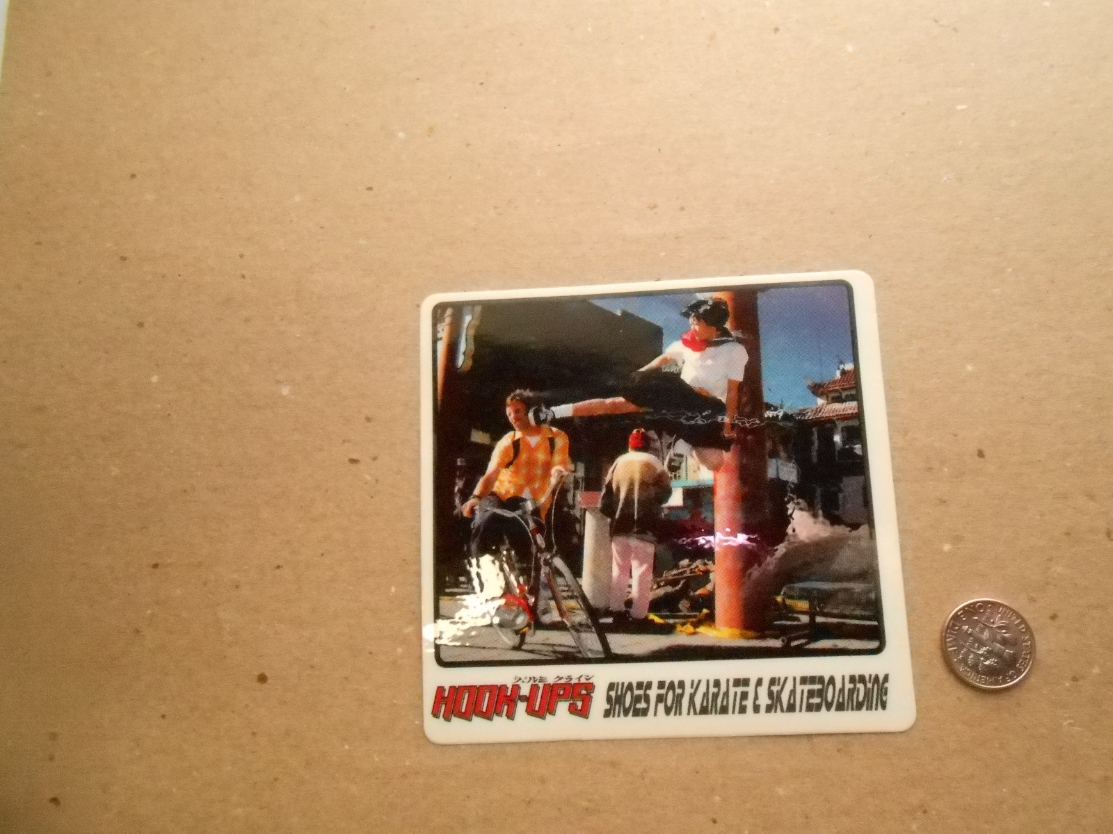 Vintage Hook Ups Skateboard Sticker super rare 90's birdhouse blind world girl