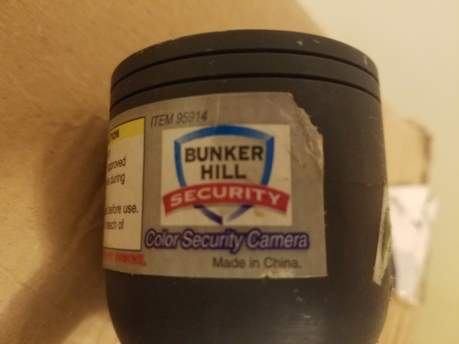 Bunker Hill Weatherproof Security Camera Model No. 95914