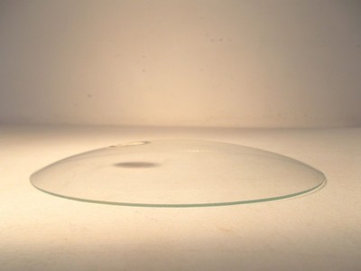 Vintage 7 3/8” Round Convex Clock Glass Crown New Old Stock VTF France tag
