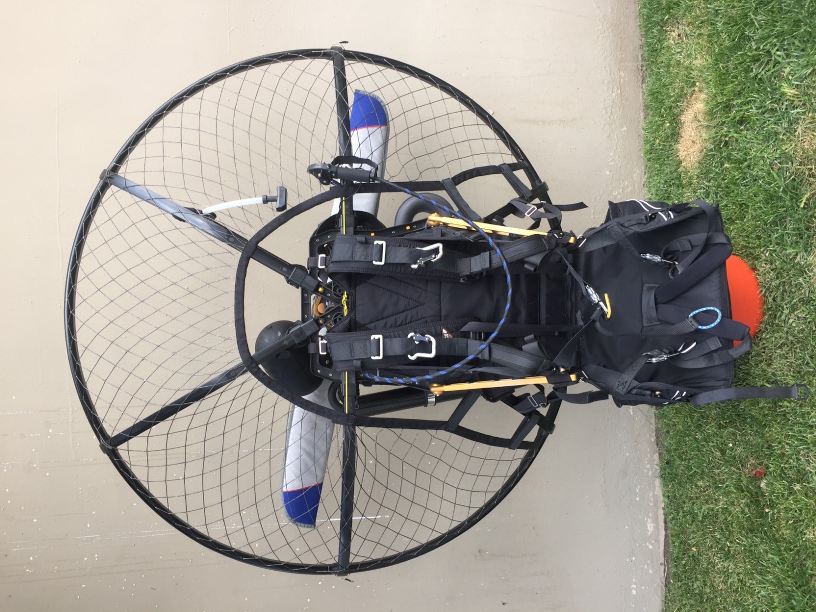 Renegade paramotor with Apco Lift Wing