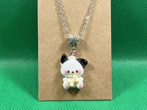 アクセサリー pochacco Sanrio Silver Chain Pochacco Bone Pendant Necklace Hello