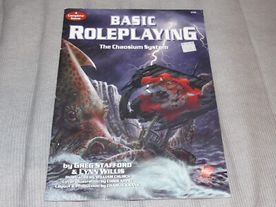 Basic Roleplaying - The Chaosium System by Greg Stafford (RIP) RuneQuest D&D RPG