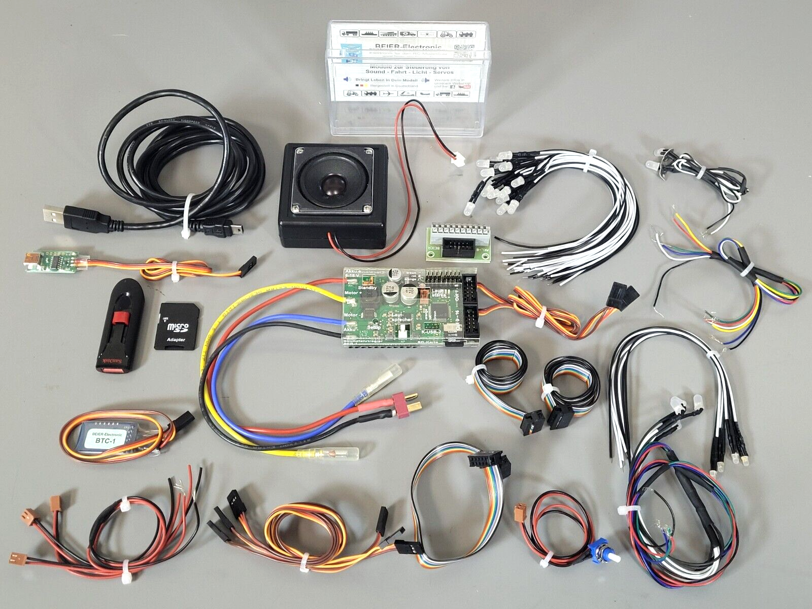 Use Beier Electronic RC Truck Systems SFR-1 Sound Light
