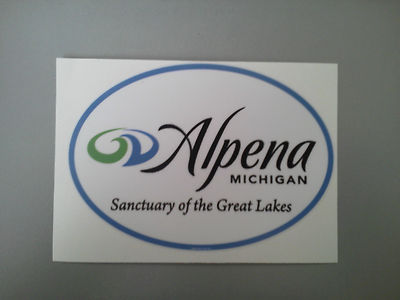 Alpena Michigan Sanctuary of the Great Lakes Sticker Decal graphic great lakes 