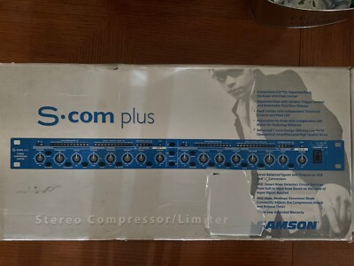 Samson S-COM 4 4 Channel Compressor Limiter Gate Expander Enhancer NEW
