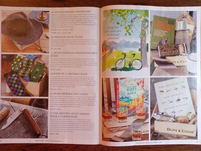 2 OLIVE & COCOA Gift Catalogs Illustrations 2017 Bella Madre & Sharing Summer