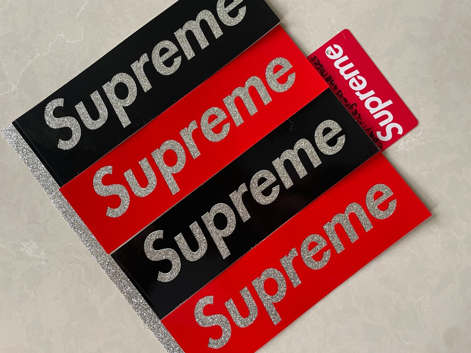 Supreme sticker✖️31 Supreme Black Mini Box Logo Sticker 100% Authentic FW23