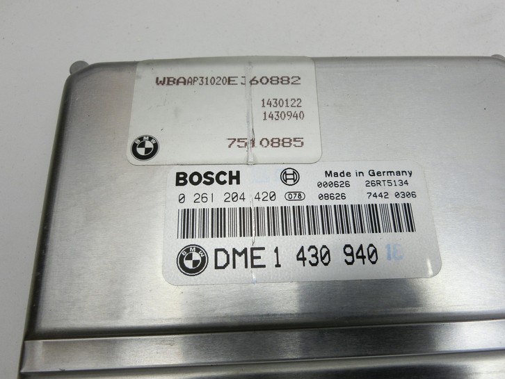 BMW 3er E46 99-01 Motorsteuergerät DME Steuergerät ECU BMW 3er E46 99-01 10.07.2000 12147510885 7510885 1430122... Vorschau 2