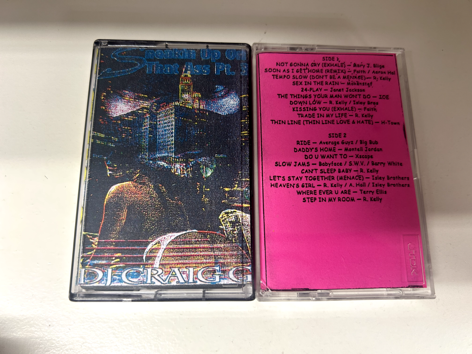 2X DJ CRAIG G 90S HIP HOP R&B NYC MIXTAPE CASSETTE TAPE LOT