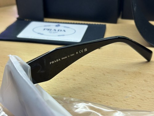 Pre-owned Prada Spr 17w-f 1ab-5s0 145 3n (free S&h) In Gray